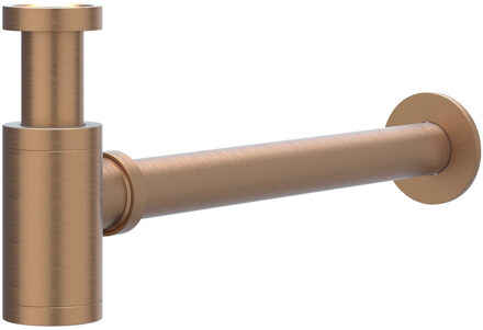 Design Sifon IVY Geborsteld Mat Koper PVD Geborsteld RVS316 Mat Koper PVD