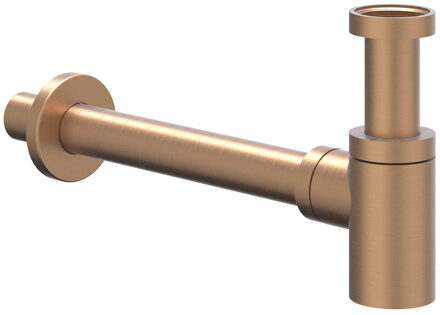 Design Sifon IVY Laag Model Geborsteld Mat Koper PVD