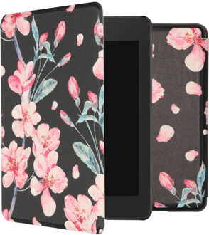 Design Slim Hard Case Booktype Amazon Kindle Paperwhite 4 tablethoes - Blossom