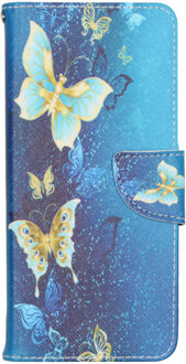 Design Softcase Booktype Samsung Galaxy Note 20 Ultra hoesje - Vlinders