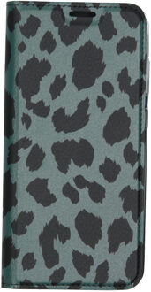 Design Softcase Booktype Samsung Galaxy S20 Plus hoesje - Panter Groen