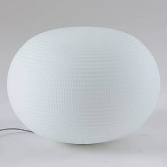 Design tafellamp Bianca van glas, 50 cm gesatineerd wit