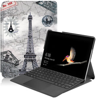 Design Trifold Bookcase Microsoft Surface Go 2 tablethoes - Parijs