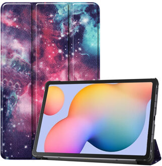 Design Trifold Bookcase Samsung Galaxy Tab S6 Lite - Into Space