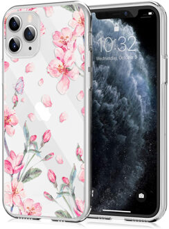 Design voor de iPhone 11 Pro hoesje - Bloem - Roze