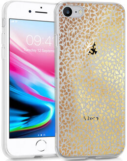 Design voor de iPhone SE (2020) / 8 / 7 / 6s hoesje - Grafisch - Goud