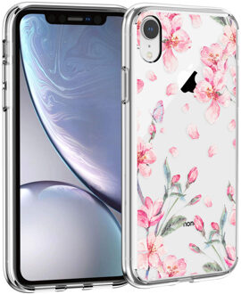 Design voor de iPhone Xr hoesje - Bloem - Roze