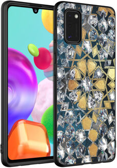 Design voor de Samsung Galaxy A41 hoesje - Grafisch - Goud Bling