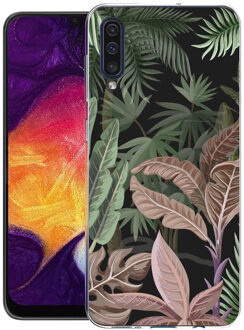 Design voor de Samsung Galaxy A50 / A30s hoesje - Jungle - Groen / Roze