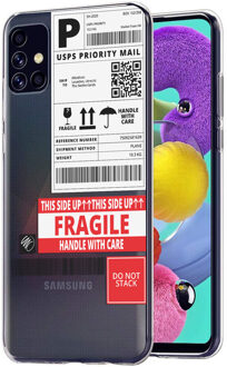 Design voor de Samsung Galaxy A51 hoesje - Label