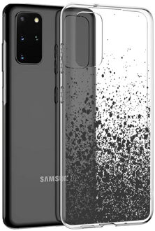 Design voor de Samsung Galaxy S20 Plus hoesje - Spetters - Zwart