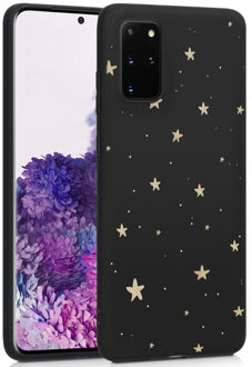 Design voor de Samsung Galaxy S20 Plus hoesje - Sterren - Zwart / Goud