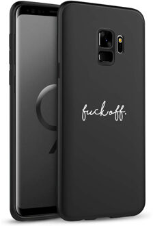 Design voor de Samsung Galaxy S9 hoesje - Fuck Off - Zwart