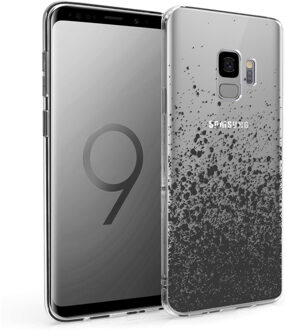 Design voor de Samsung Galaxy S9 hoesje - Spetters - Zwart