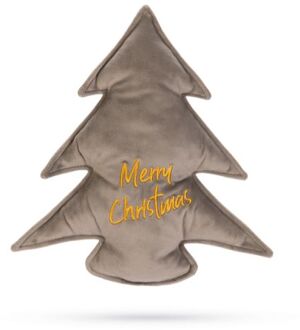 Designed By Lotte Kerstboom - Knuffel - Hondenspeelgoed - Grijs - 27x27x3 cm