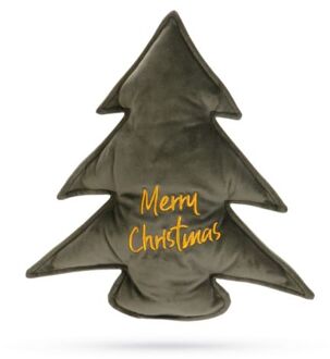 Designed By Lotte Kerstboom Knuffel - Hondenspeelgoed - Groen - 27x27x3 cm