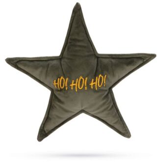 Designed By Lotte Kerstster - Knuffel - Hondenspeelgoed - Groen - 29x27x5 cm