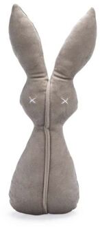 Designed by Lotte Konijn Alina Knuffel - Hondenspeelgoed - Grijs - 27x14x6 cm