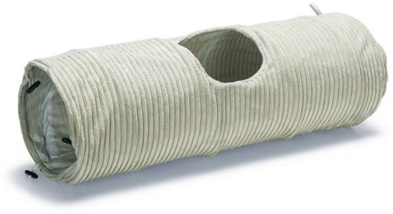 Designed by lotte Rib - Kattentunnel - Lichtgrijs - 75x25x25 cm