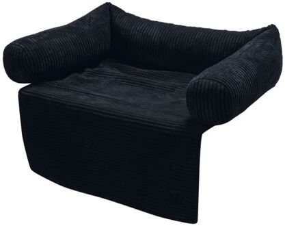 Designed by Lotte Ribbed - Bankkussen - Antraciet - 70x50x13,5cm - Middel