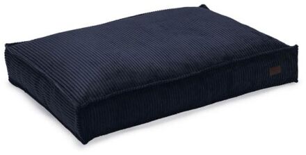 Designed by Lotte Ribbed - Hondenkussen - Antraciet - 100x70x15cm - Middel