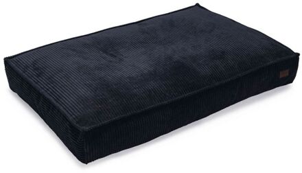 Designed by Lotte Ribbed - Hondenkussen - Antraciet - 120x80x15cm - Groot