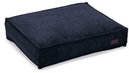 Designed by Lotte Ribbed - Hondenkussen - Antraciet - 70x55x15cm - Klein