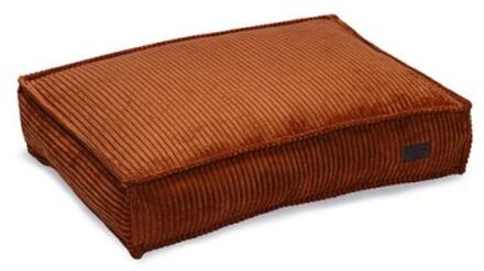 Designed by Lotte Ribbed - Hondenkussen - Terracotta - 70x55x15cm - Klein