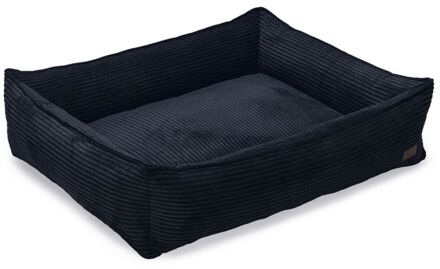 Designed by Lotte Ribbed - Hondenmand - Antraciet - 95x80x23cm - Groot