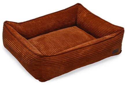 Designed by Lotte Ribbed - Hondenmand - Terracotta - 80x70x22cm - Middel