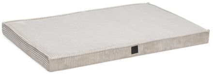 Designed by Lotte Ribbed Orthopedisch - Benchkussen - Lichtgrijs - 108x69x8cm - Groot