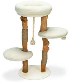 Designed by Lotte Vanja - Krabpaal - Creme - 40x40x87,5 cm