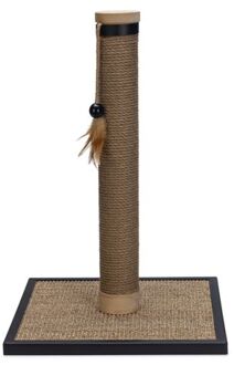 Designed by Lotte Vyda - Krabpaal - Metaal - Bruin - 40x40x60 cm