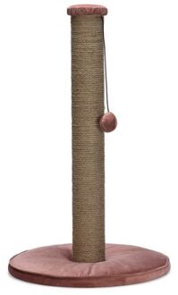 Designed by Lotte Yenna - Krabpaal - Sisal - Roze - 41x41x70 cm