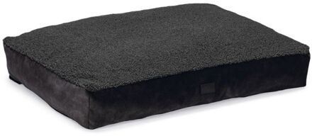 Designed by Lotte  Yndis - Hondenkussen - Bouclé - Antraciet - 100x70x15 cm - Groot