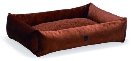 Designed by Lotte  Yndis - Hondenmand - Bouclé - Terracotta - 95x80x25 cm - Groot