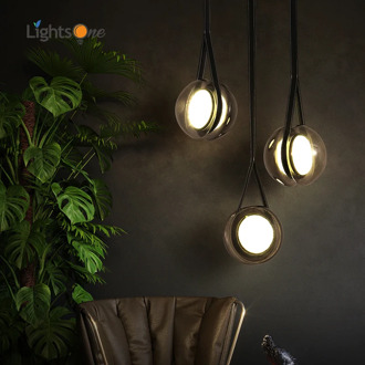 Designer creative pendant lights personality restaurant bar small lamp bedroom bedside lamp