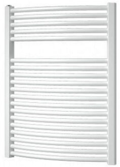 Designradiator Boss & Wessing Odro Gebogen met Zijaansluiting 76,4x58,5 cm 528 Watt Donkergrijs Structuur Donker Grijs