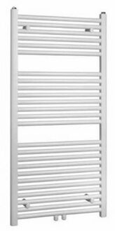 Designradiator BWS Nile Gobi 160x60cm Geborsteld Mat Wit Midden/zij-aansluiting