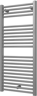 Designradiator BWS Palian met Zijaansluiting 111,1x50 cm 519 Watt Zilver Metallic