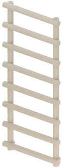 Designradiator BWS Tubi Handdoekrek 115x50 cm Zij-Onderaansluiting Mat Cappuccino