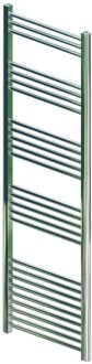 Designradiator BWS Vertico Multirail 160x50 cm Chroom Zij-Onderaansluiting