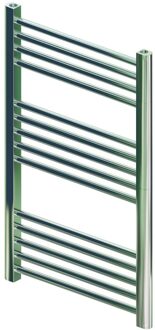 Designradiator BWS Vertico Multirail 80x50 cm Chroom Zij-Onderaansluiting