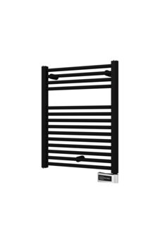 Designradiator Elektrisch BWS Palian-EL 68,8x55 cm 300 Watt Mat Zwart