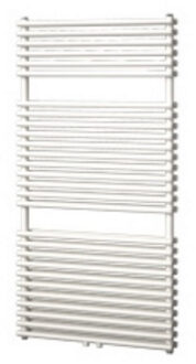 Designradiator Florion Nxt Dubbel 121,6 x 50 cm 833 Watt met Middenaansluiting Black Graphite