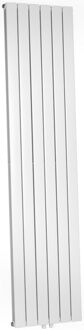 Designradiator Millennium Dubbel 200x45cm 1461 Watt Mat Wit middenonderaansluiting