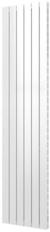 Designradiator Plieger Cavallino Retto Dubbel 1287 Watt Middenaansluiting 200x45 cm Mat Wit