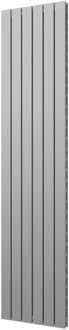 Designradiator Plieger Cavallino Retto Dubbel 1287 Watt Middenaansluiting 200x45 cm Pearl Grey