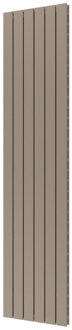 Designradiator Plieger Cavallino Retto Dubbel 1287 Watt Middenaansluiting 200x45 cm Zandsteen Zand steen