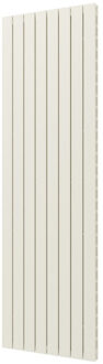 Designradiator Plieger Cavallino Retto Dubbel 1716 Watt Middenaansluiting 200x60,2 cm Wit Structuur